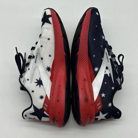 Brooks Launch 8 USA Stars Patriotic Mesh Running Shoes - Women's Size 6D Wide - Picture 8 of 10